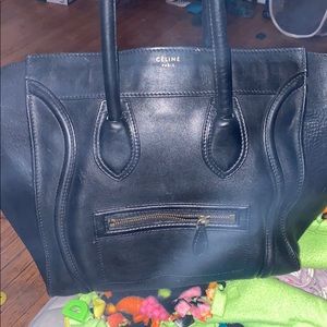 Celine black handbag was gifted to me on my bday